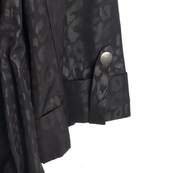 Tribal - Monochrome Black Leopard Print Jacket - Picture 3 of 5